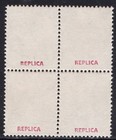 1944 Oss Futsches Reich Hitler Skull 45pf Tete-beche B 4 Reproduction Stamp Sv
