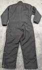 Carhartt Coveralls Mens 44 Black Quilt Lined Yukon Extreme Double Knees  X06 Blk