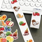 500pcs roll Fruit Theme Stickers - Seals For Laptop journal ipad guitar skateboa