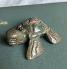 Hand-carved Stone Sea Turtle Small Natural Gemstone Sculpture Animal Totem