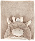 Terry Plush Hooded Bath Towel  Giraffe  0-24 Months