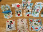 One Lot Of Twelve 1910 Era Victorian Valentines Cards