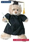 Graduation Gown W hat   Scroll Outfit Teddy Bear Clothes Fits Most 14 -18  Build