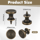 10 Pcs Mini Drawer Knobs  Mini Metal Jewelry Box Knobs  Small Round Drawer Pulls