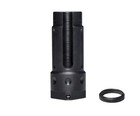 1 2x28 Thread Muzzle Brake Compensator For  22lr 5 56-trident - Steel - Black
