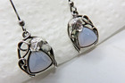 Chalcedony And Sterling Silver Earrings Made In Poland