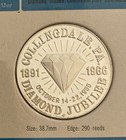 Collingdale Pa 1966 Diamond Jubilee Commemorative Coin Medal Silver-klad Proof
