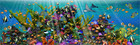 Colorful Coral Kingdom  505 Piece Wooden Jigsaw Puzzle 