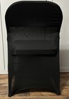 Black Spandex Stretch Banquet Chair Cover For Wedding Party Event Decor Set Of 4