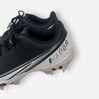 Nike Vapor Edge Shark Football Cleats Boys Size 4y Black White Fastflex Outdoor