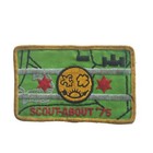 Scout About Boy Scout Bsa 75 Patch Rectangular Green 1975 By