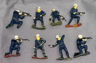 Huge Vintage Lot Of  78 Marx Soldiers Ww I Ii Plastic Army Men Calvary Cowboys