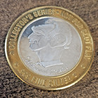  999 Silver Casino Token - Trumps Castle - Humphrey Bogart