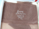 Sz 11 Tall Vtg Nylon Garter Stockings 1 Pr Sexy Mesh Hosiery Boxed