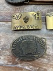 10x Vintage Boy Scouts Of America Belt Buckles 2 Belts 1970s Philmont Tahosa