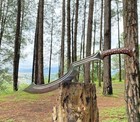 31  Egyptian Khopesh Sword   Handmade Carbon Steel Blade   Hunting Camping Sword