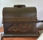 Edison Phonographs Thomas A  Edison Standard Cylinder Phonograph With Horn Read