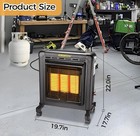 15000 Btu Propane Heater Indoor And Outdoor Use  3 Heating Mode Propane Lp Gas H