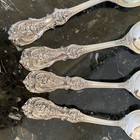 2 Old Mark Reed barton Francis I Sterling Silver Serving Spoon Flatware Set