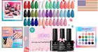 Elegant Beetles 20 Color Gel Nail Polish Kit With Base   Top Coats - 23 Pcs Set