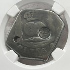 1839 Guatemala 8r 8 Reales T-ii C s 1753 Ngc Ag Details Holed Silver Coin