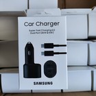 Samsung 45w 2 Ports Super Fast Charging Dual Car Charger With Usb-c To C Cable