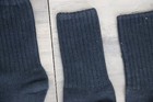 Vintage Womens Bundle Lot Solid Ribbed Mid Calf Socks Size Small 5-9 Black