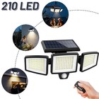 3 Head 50000lm Led Solar Lights Outdoor Ip65 Motion Sensor Security Lamp Ab