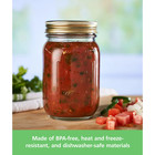 Mainstays Regular Mouth 16oz Mason Jars  12 Pack Glass Canning Jars With Lids 