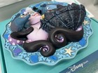 Disney Little Mermaid 3d Snow Globe Relief Plate Ursula s Spell W  Box 1783 5000