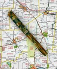 Vintage Gold Bond Stonite Fountain Pen With 14k Gold Warranted Fine-flexible Nib