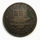 1837 Illustrious Predecessor Ht-34 Hard Times Satirical Token