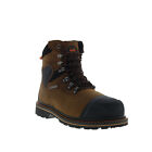 Hoss Range Soft Toe 61172 Mens Brown Leather Lace Up Work   Safety Boots