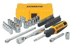 Dewalt Dwmt81610 1 4  Drive Mechanics Tool Set  50 Pieces With Portable Case