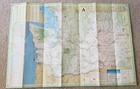 Vintage 1969 Conoco Oil Service Station Touraide Road Map Of Washington State