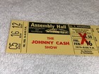 The Johnny Cash  Show 1979 Unused Concert Ticket Assembly Hall  Ephemera Usa