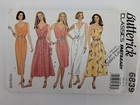 Vintage Butterick Classics Misses Petite Dress Sewing Pattern 6839 Uncut 6-12