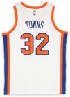 Karl-anthony Towns Knicks Signed Nike White 2024-25 City Swingman Jersey