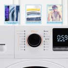 Midea Mle25h7bww Heat Pump  Ventless Front Load Dryer Stackable Washing Machine