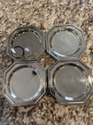 Vtg Godinger Silver Art Co Ltd Silver Plate Octagonal Coaster Set - 4 Count