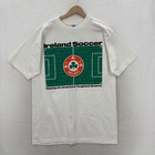Vintage Ireland Shirt Mens Medium White Soccer Adidas Made In Usa Football Nwt