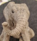 Vintage The Herd  slide  Elephant Figurine  3112 By Martha Carey 4 5 x4 5 