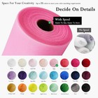 54 Inch X 40 Yards Pink Tulle Fabric Roll Spool For Wedding Tutu Decor