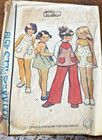 1975 Mccall s Carefree Pattern 4519 - Child s Dress  Top   Pants - Rare Find
