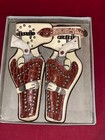 Vintage Carnell Roundup Cowboy Outfit W  2 Hubley Texan Jr   Guns holsters W o b