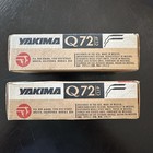 Yakima Q72 Q Tower Clips W  E Pads   Vinyl Pads  00672 2 Pairs Q 72 New In Box