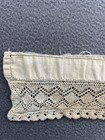 Vintage Handmade Crochet Lace Trim Edging Antique 17x3in Sewing Craft Supplies