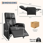 Electric Power Recliner Chair Heat Massage Adjustable Recliner Full-body Sofa Us