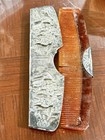 Vintage Antique Silver Plate Comb Holder And Tortoise Style Comb Made In Denmark