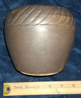 Vintage Troop Pottery Usa Planter Brown Rope Rim Studio Ceramic 5 Inch